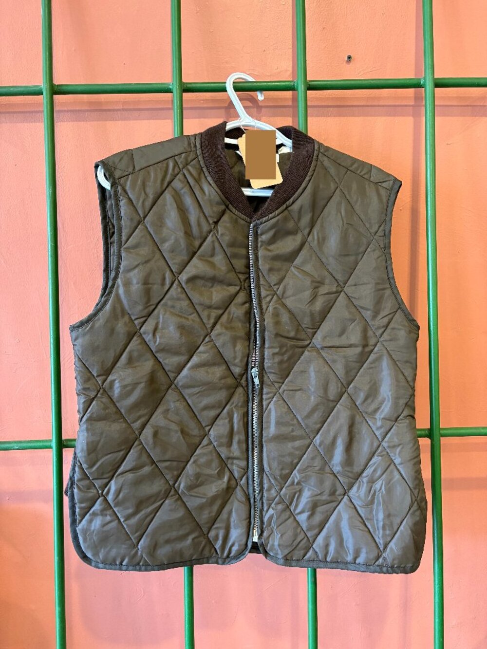 Vintage Levine Brown Puffer Vest